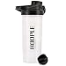 HOOPLE Shaker Bottle Protein Powder Shake Blender Gym Smoothie Cup, BPA Free, Auto-Flip Leak-Proof Lid, Handle with Ball Included - 24 Ounce