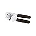 Swing-A-Way Comfort Comfort Grip Can Opener - All-Steel Construction, Smooth - Easy to Use, High-Carbon Cutting Wheel, Integrated Bottle Opener, Easy to Clean, Ideal for Arthritis and Seniors (Black)