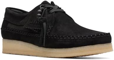 Amazon.com: Clarks - Womens Weaver Tie Shoes, Color Black Suede