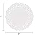 Hygloss Round Paper Doilies - 100 Pcs. 6-Inch - Decorative White Lace Doilies - Disposable and Food Grade Safe