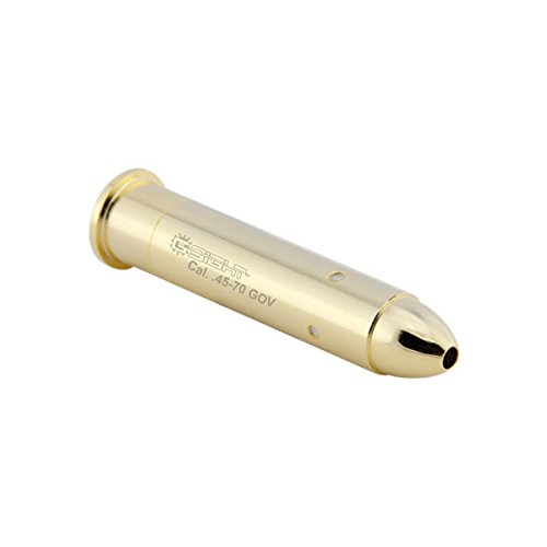 G-Sight BSG-4570 .45-70 Government Laser Bore SIGHT - Gold Plated - Button Activated, Gold Finish