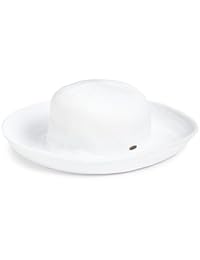 SCALA sombrero de paja de poliéster para mujer, talla única