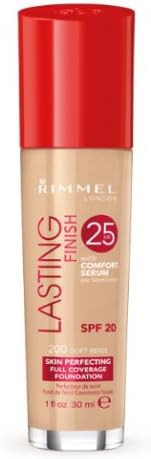 (6 Pack) RIMMEL LONDON Lasting Finish 25Hr Foundation with Comfort Serum - Soft Beige