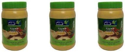 Mounir Bissat Tahina Extra Sesame Paste 1lb (16oz) (3 Pack)