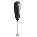 BellaCafe Stainless Steel Hand Held One Touch Electric Milk Frother with Stand