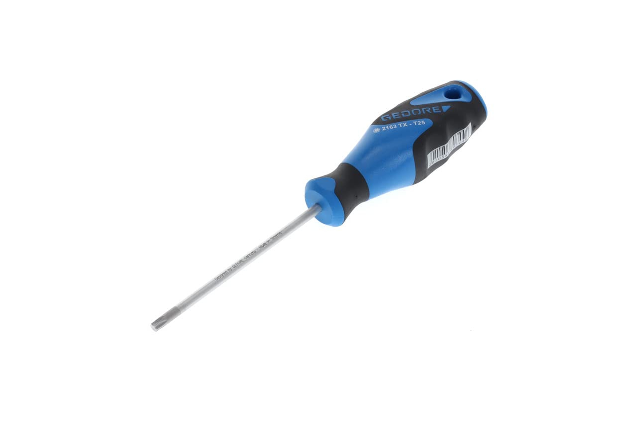 GEDORE Screwdriver Torx T25, Screwdriver, 3-component handle, length 200 mm, Tool, 2163 TX T25, Steel — image 1