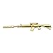Tutuba Office Gold Rifle Shape Design Black Ink Ballpoint Pen Stationery