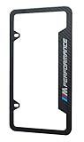 M License Plate Frame Carbon Fiber Performance Logo for BMW