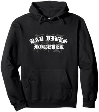 Amazon.com: BAD VIBES FOREVER Pullover Hoodie : Clothing, Shoes