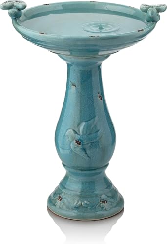 Alpine Corporation Ceramic Bird Bath