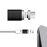USB C Magnetic Adapter for MacBook Pro,Coopsion Macbook Pro 85W Magnetic USB C Adapter Fast Charging USB Type C to USB C Charger Converter for USB C Device(Black)