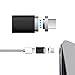 USB C Magnetic Adapter for MacBook Pro,Coopsion Macbook Pro 85W Magnetic USB C Adapter Fast Charging USB Type C to USB C Charger Converter for USB C Device(Black)