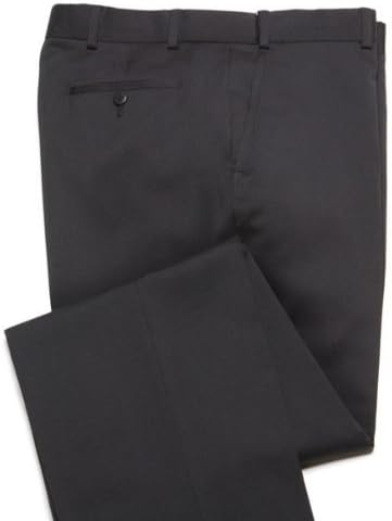 Knightsbridge Comfort Wool Men's Dress Pants, Expandable Waist - Flat Front