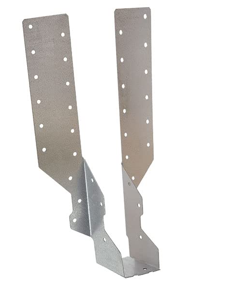BPC Fixings Galvanised Standard Leg Timber to Timber Joist Hanger 50-Piece Set, 50 mm Width
