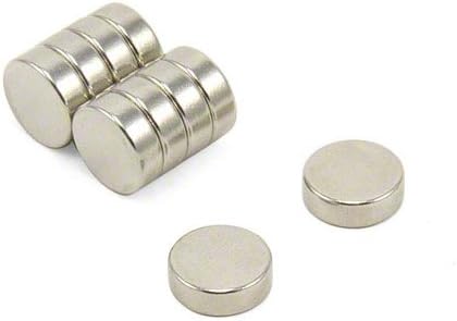 N42 Neodymium Magnet for Arts Crafts, Model Making, DIY, Hobbies, Office and Home - 12mm dia x 4mm thick - 3kg Pull - Pack of 10