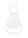 Glamaker Women's Sexy Halter Neck Mesh Body Jewelry Chain Bikini Bra Necklaces Backless Gold