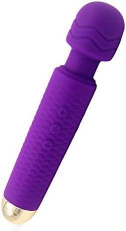 Mini Wireless Wand Massager, Waterproof Rechargeable Multi Speed Body Massager for Women, Perfect for Muscle Aches and Personal Sports Recovery - Quiet