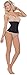 La Reve Women's Waist Cincher | Weight Loss Bustier and Corset | Slimming Girdle, Black, Large