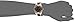 XOXO Women's XO5468 Rose-Gold Tone And Black Bracelet Watch