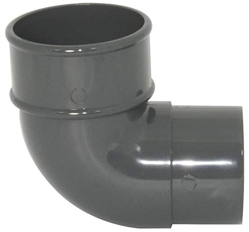 FloPlast RB1A 92.5° Offset Bend 68mm Anthracite Grey