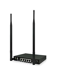 utt n518 W Wireless N Router, Dual WAN VPN Puertos, Balance de carga Failover, soporta IPSec VPN de PPTP L2TP, 300 Mbps, 7dBi Antenas desmontables, potente inalámbrico, USB para compartir archivos, carcasa de metal, Desktop