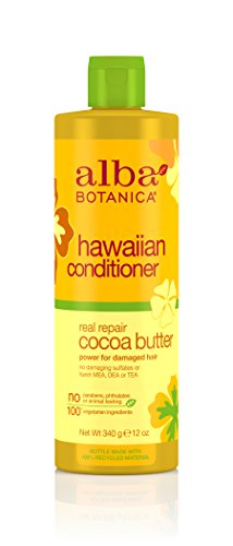 Alba Botanica Hawaiian, Cocoa Butter Conditioner, 12 Ounce