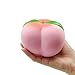 Rienar Jumbo Colossal Squishies Peach Very Soft Slow Rising Cream Scented, 4 inches