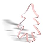 5.5 inch Large Christmas Tree Cookie Cutter - Copper