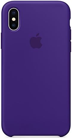 Opshell Soft Apple Silicone Case Cover shell for Apple iPhone x/10 (5.8inch) 2017 Release Boxed- Retail Packaging (purple)