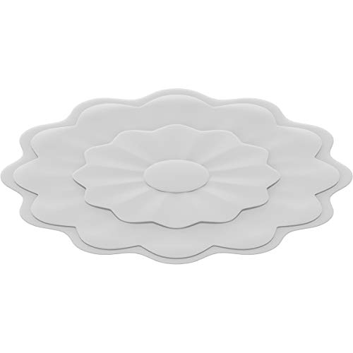 Ekena Millwork ROSC080X040WAMUF 8" W x 4" H x 5/8" D Jumbo Wamsutter Flower Ros…