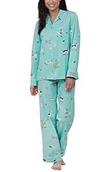 PajamaGram Womens Pajamas Soft Cotton - Dog Pajamas