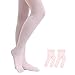 Stelle Girls' Ultra Soft Pro Dance Tight/Ballet Footed Tight(Toddler/Little Kid/Big Kid),2BP,XS