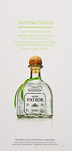 Patron 100% Agave Geschenkbox mit Shaker Tequila silver (1 x 0.7 l) – Bild 6