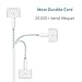 Mac Book Air Charger, Great Replacement 45W Magsafe 2 Magnetic T-Tip Power Adapter Charger for Mac Book Air 11-inch and 13-inch (45T)