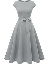 DRESSTELLS Vintage Tea Dress for Women, 1950s