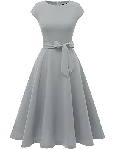 DRESSTELLS Vintage Tea Dress for Women, 1950s