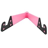 E3tronics Smart Phone and Tablet Stand - Foldable Vertical and Horizontal Mount for iPhone / iPad / Samsung Galaxy / HTC One and all Mobile Phones Pink