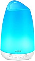 VicTsing 150ml Essential Oil Aromatherapy, Quite Diffuser Humidifier with 8 Color Night Lights, Up to 9H Use, Sleep Mode,...