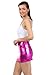 Sakkas 6924 Women's Shiny Metallic Liquid Mini Skirt - Pink - Small