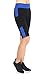 Neonysweets Womens Capri Tights Fitness Running Yoga Pants Leggings Black Blue L