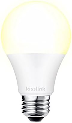 kisslink SB200 Wi-Fi LED Smart Light Bulb, 60W Equivalent,  No Hub Required, Warm White, Works with Alexa and Google Assistant