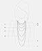 The Pearl Source 14K Gold Baroque Genuine Black Tahitian South Sea Cultured Pearl Necklace in 17