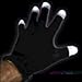 Raver Blacked Out Gloves RGB LED 7 Colors Light Show Gloves