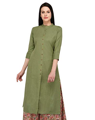 Pistaa's Women's Cotton Regular Kurta 1 Pistaa's Women's Cotton Regular Kurta