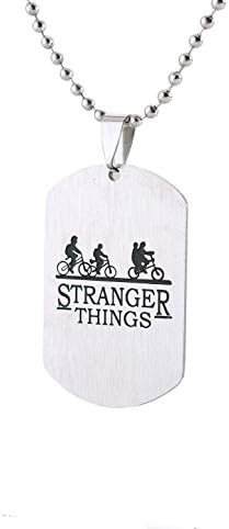 Stranger Things Bicycle Tag Necklace