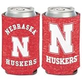 Nebraska Cornhuskers TEAM HEATHERED Can Cooler 12 oz.