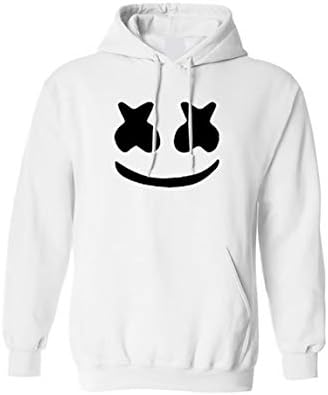 NEXT ATLANTIC Marshmello Hoodie Designer Grade Fabric Pullover for Kids Youth Men Women EDM DJ Marshmellow Clothing