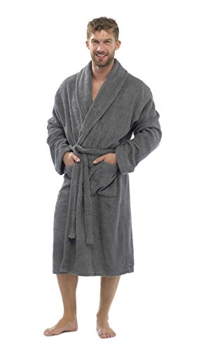 mens towelling bathrobe