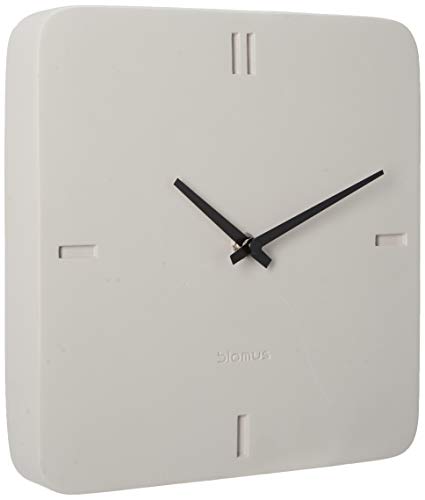 Blomus Epoca Concrete Wall Clock - Square, Stone