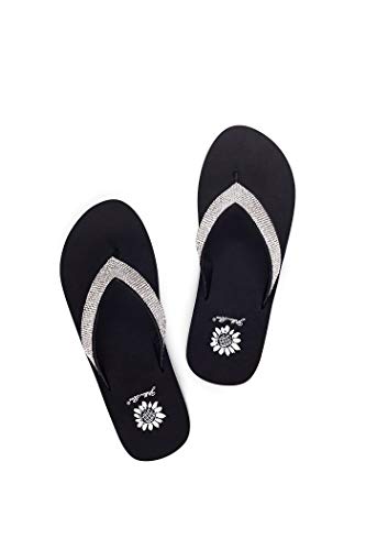 yellow box cliff flip flops